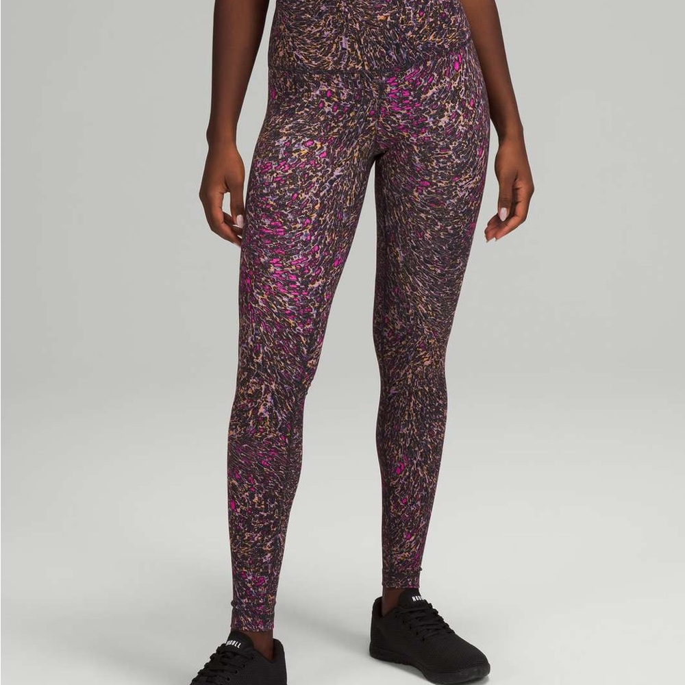 Lululemon Wunder Under leggings Full Length Size:0 Color: Topography Multi